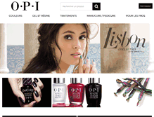 Tablet Screenshot of boutique.opi-france.com